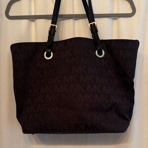 Michael Kors Black Tote with Black Straps